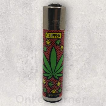 Pop Art Leaves 1/4 Clipper Feuerzeug
